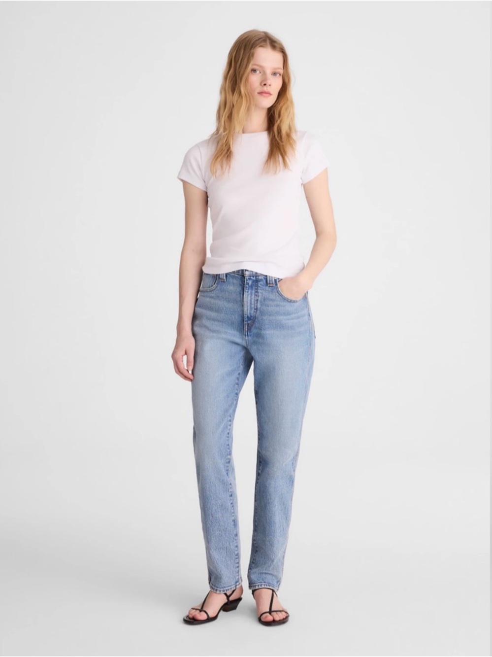 Madewell Light Blue Straight Jeans